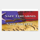 Search for firearms stickers Safety