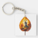 Search for autumn leaf key rings Golden