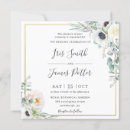 Search for white peony wedding invitations Elegant watercolor floral