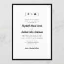 Search for monogram wedding invitations Script