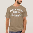Search for bench press club tshirts Exercise