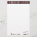 Search for red stripes stationery paper Striped