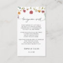 Search for honeymoon fund invitations Wildflower
