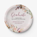 Search for floral graduation plates Grad party