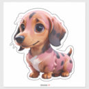 Search for cute dachshund stickers Pets