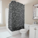 Search for black glitter shower curtains Glam