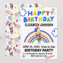 Search for donkey birthday invitations Burro