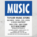 Search for promotional flyers Music