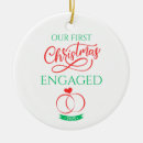 Search for our first engaged christmas tree decorations Newly weds