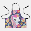 Search for unicorn face aprons Kawaii