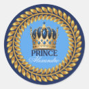 Search for royal prince birthday stickers Royal blue and gold