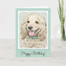 Search for spaniel dog cards Cocker