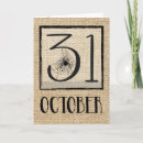 Search for 31 october cards Spider