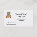 Search for cuddly business cards Bear