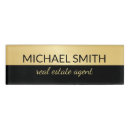 Search for gold name tags Black
