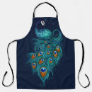 Search for peacock aprons Teal