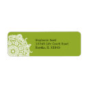 Search for lime green return address labels Classy