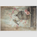 Search for vintage floral tissue paper Bird