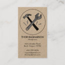 Search for renovation business cards Carpenter