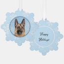 Search for black german shepherd christmas tree decorations Cute