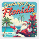 Search for retro florida stickers Tropical christmas