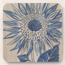 Search for sunflower coasters Botanical