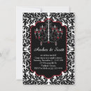 Search for chandelier wedding invitations Red