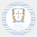 Search for boy baptism thank you stickers Watercolor