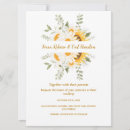 Search for yellow flower wedding invitations Elegant