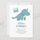 Search for dino party invitations Boy