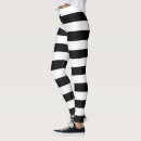 Search for black and white lines leggings Stripe