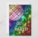 Search for 60s party invitations Disco