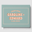 Search for retro wedding guest books Funky