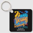 Search for 70 key rings 70th birthday