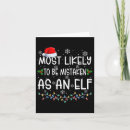 Search for elf family christmas cards Snow