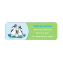 Search for blue bird return address labels Cartoon