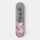 Search for rainbow unicorn skateboards Glitter