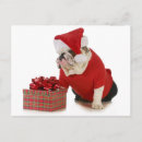Search for english bulldog christmas cards Animal