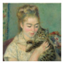Search for woman with a cat posters Pierre auguste renoir