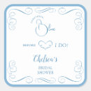 Search for something blue bridal shower stickers Vintage