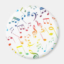 Search for musical notes magnets Vintage