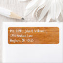 Search for wooden return address labels Country