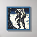 Search for astronauts canvas prints Science fiction