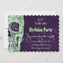 Search for skull green invitations Gothic