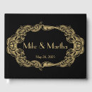 Search for art deco wedding guest books 1920s