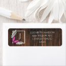 Search for elegant butterfly return address labels Pink