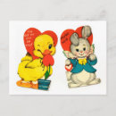 Search for vintage rabbit postcards Children