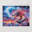 Search for dragon design postcards Mythical creature