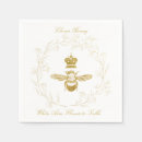 Search for queen bee napkins Save the bees