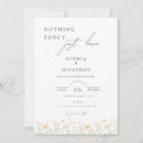 Search for nothing fancy wedding invitations Script